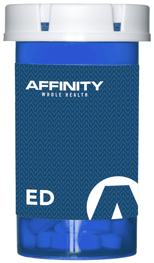 Affinity ED treatment bottle